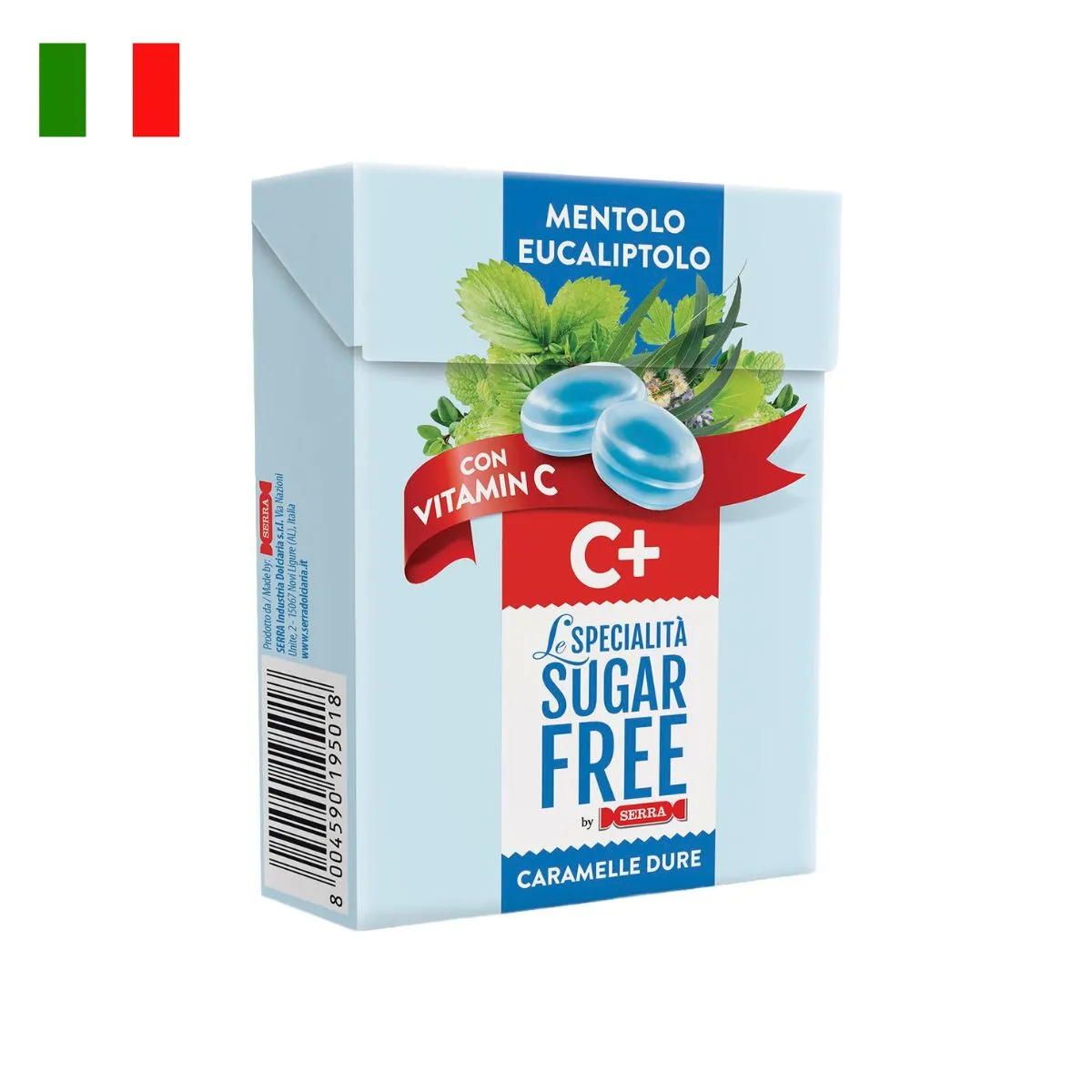 SUGARFREE BY SERRA - Caramelos Sin Azúcar Mentol Eucalipto Serra Bolsa 50 g