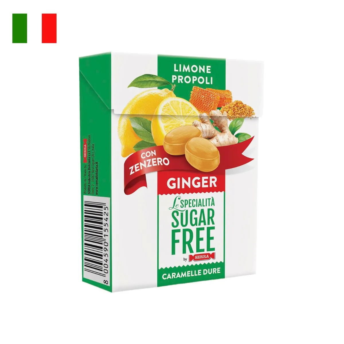 SUGARFREE BY SERRA - Caramelo Sin Azúcar Limón y Propóleo Serra Bolsa 50 g