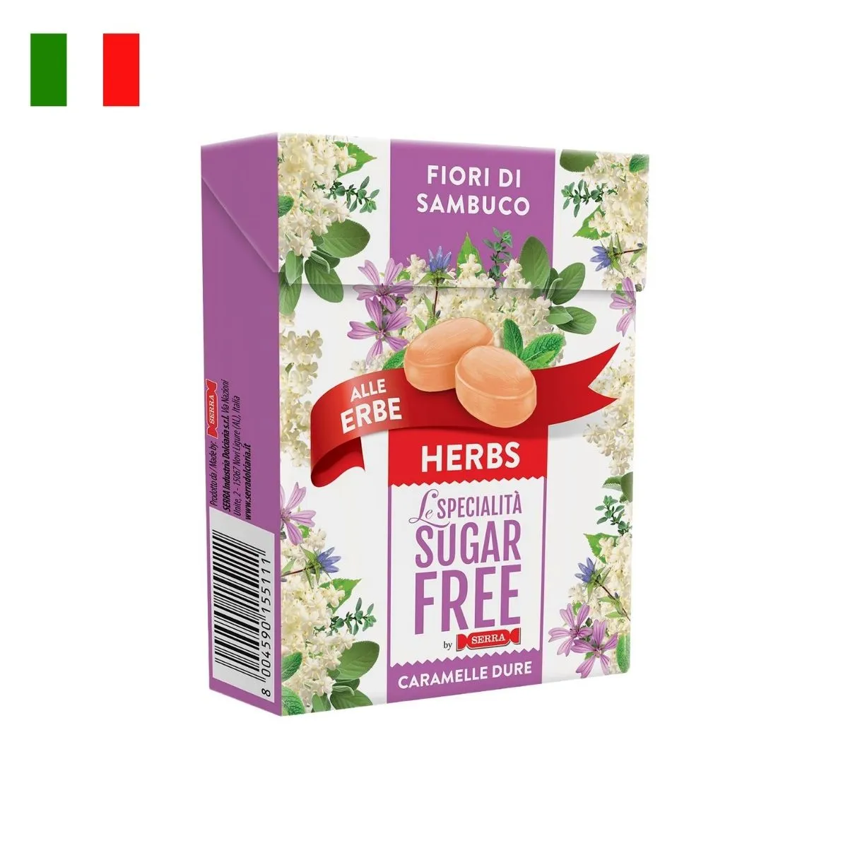 SUGARFREE BY SERRA - Caramelo Sin Azúcar Flor de Saúco Serra Bolsa 50 g