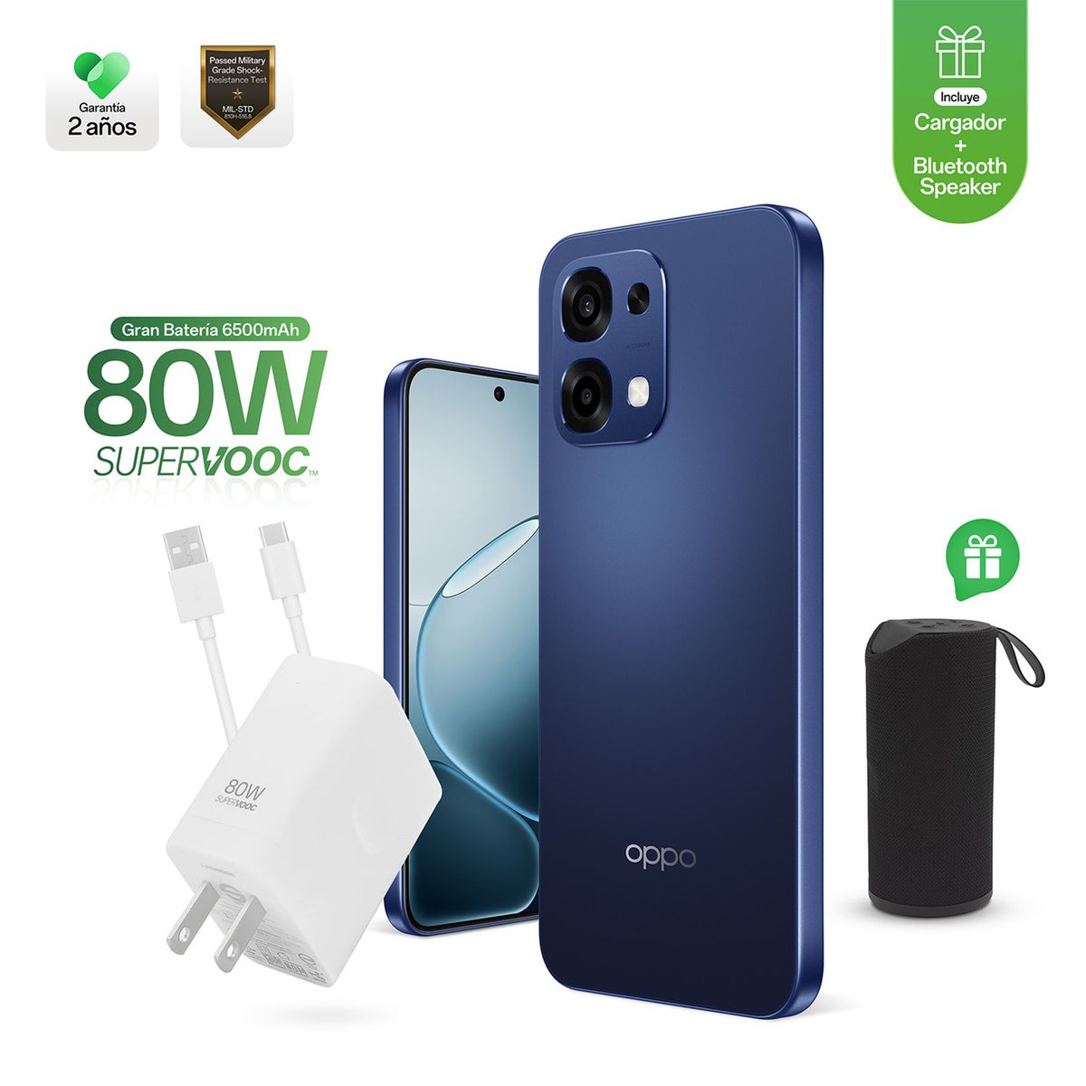 OPPO - Smartphone Oppo A6 Pro Bundle 8+256 Azul