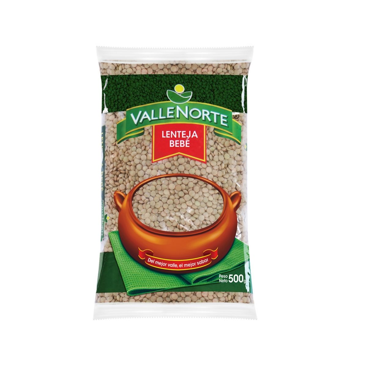 VALLENORTE - Lenteja Bebé Valle Norte Bolsa 500 g