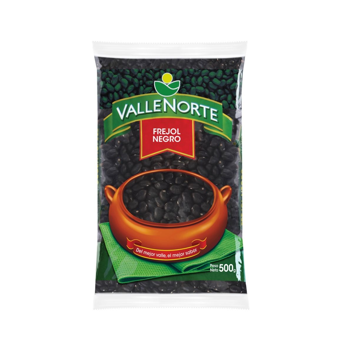 VALLENORTE - Frijol Negro Valle Norte Bolsa 500 g