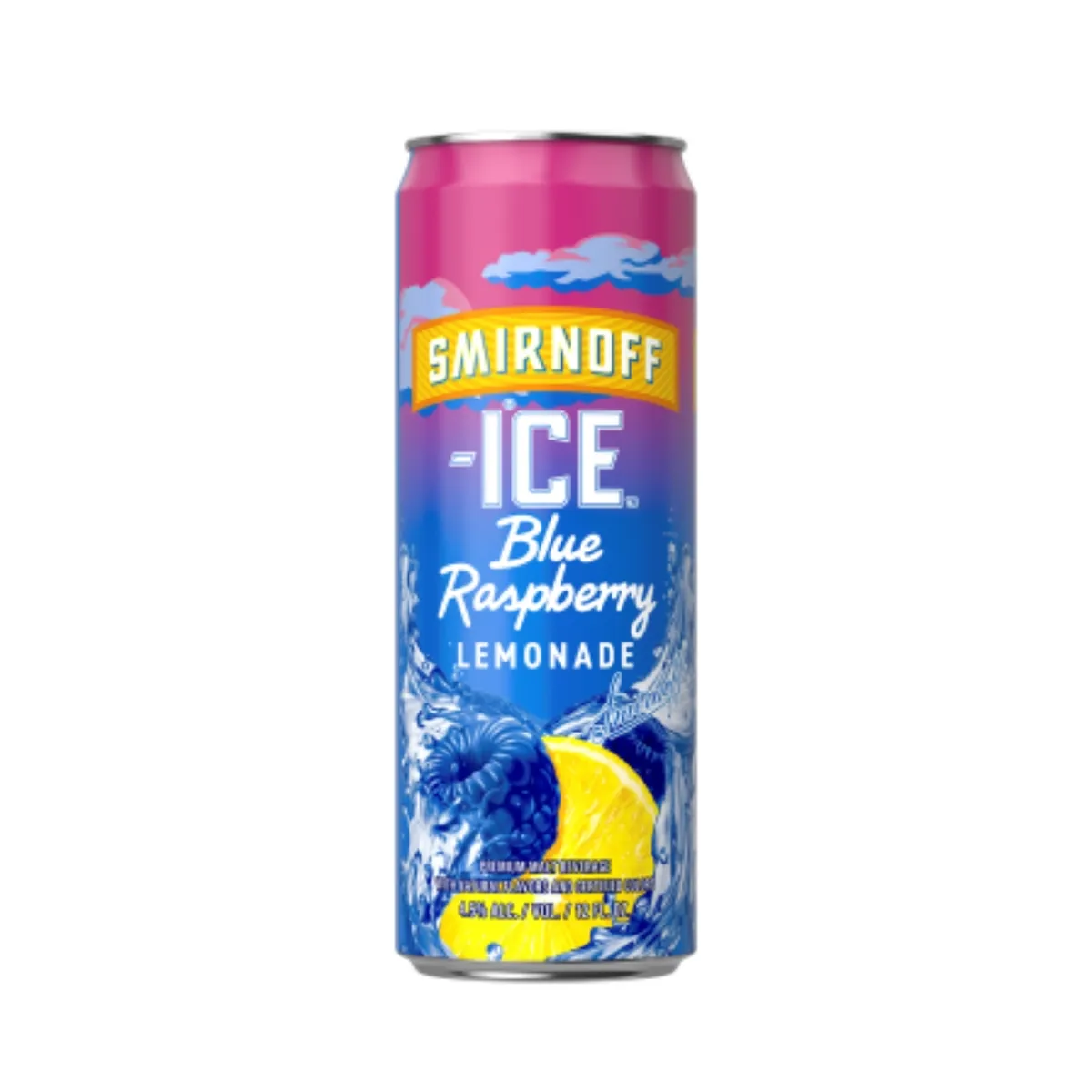 SMIRNOFF - Bebida RTD Smirnoff Ice Blue Raspberry Lemonade Lata 355 mL