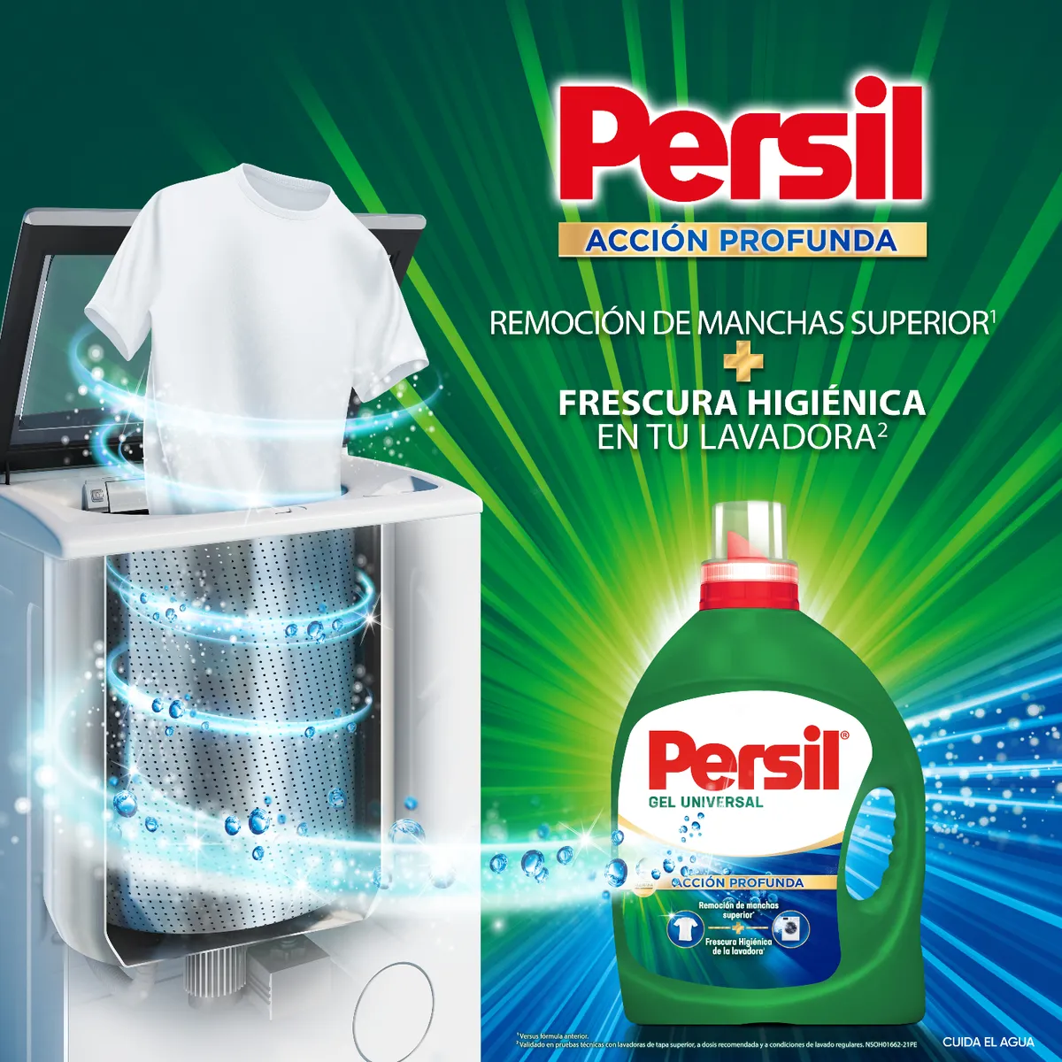 PERSIL - Detergente Líquido Universal Persil Botella 1.83 L
