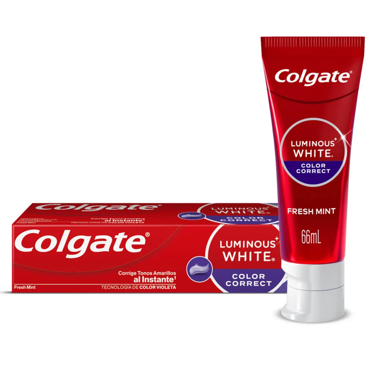 COLGATE - Pasta Dental Blanqueadora Colgate Luminous White Color Correct Envase 66 mL