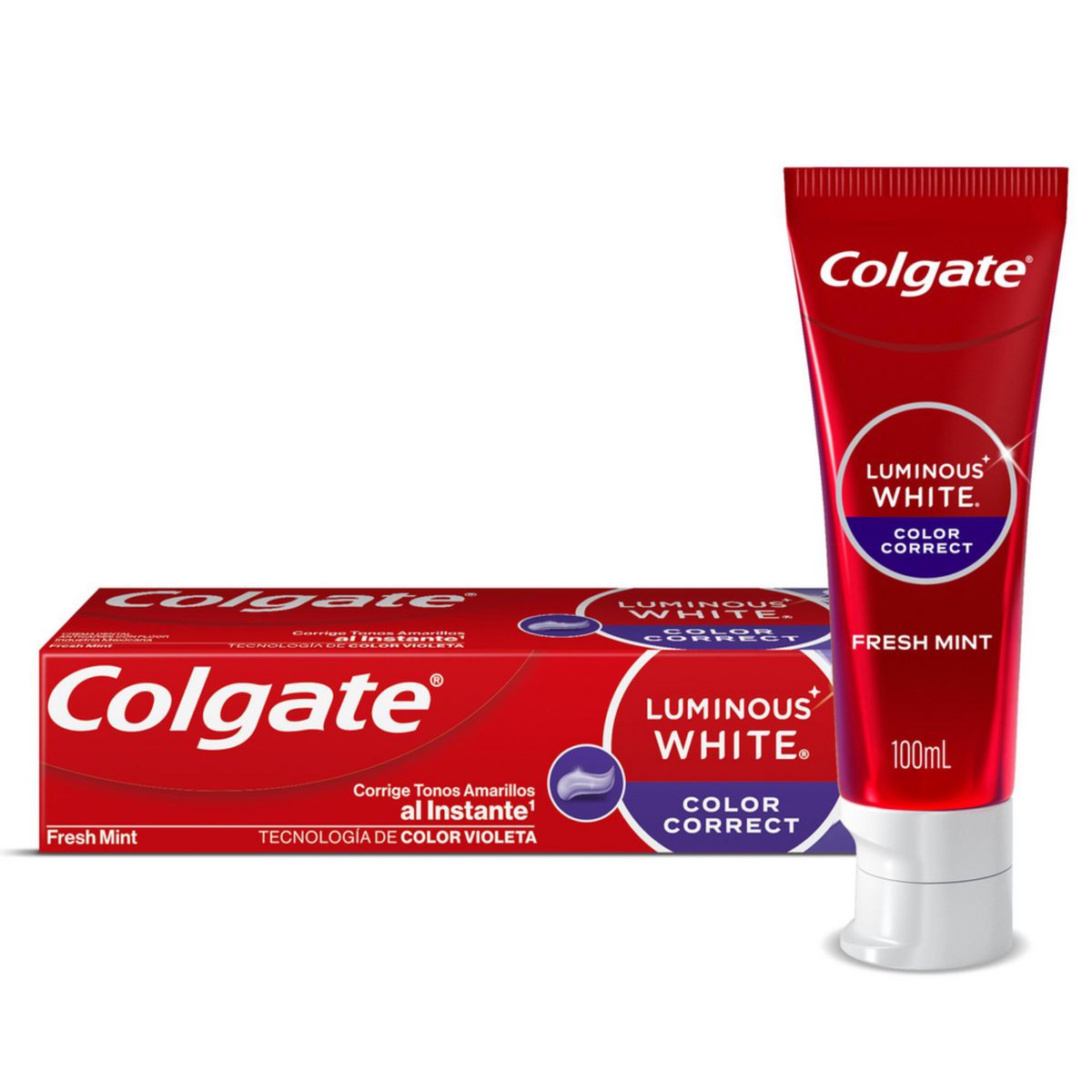 COLGATE - Pasta Dental Colgate Luminous White Color Correct Envase 100 mL