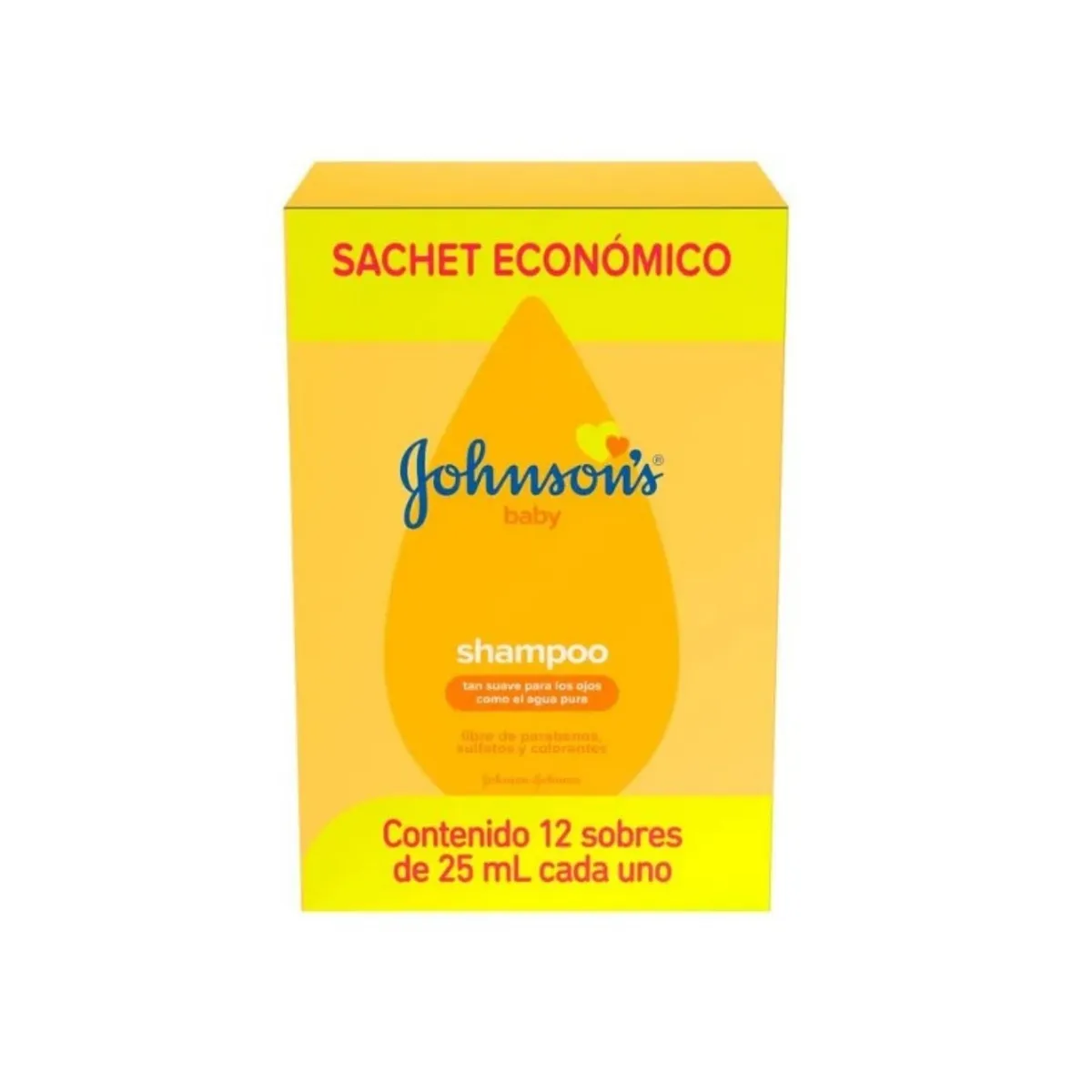 JOHNSONS BABY - Shampoo Original Johnsons Baby Caja 12 Sobres