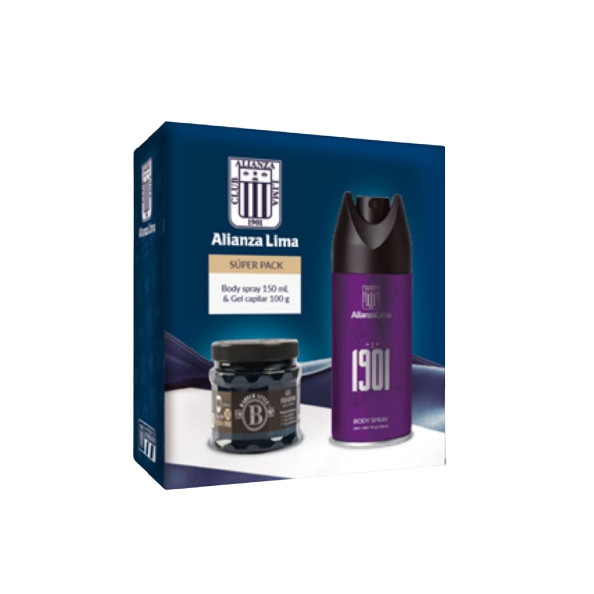 ALIANZA LIMA - Pack Alianza Lima Body Spray 150 mL + Gel Capilar 100 g