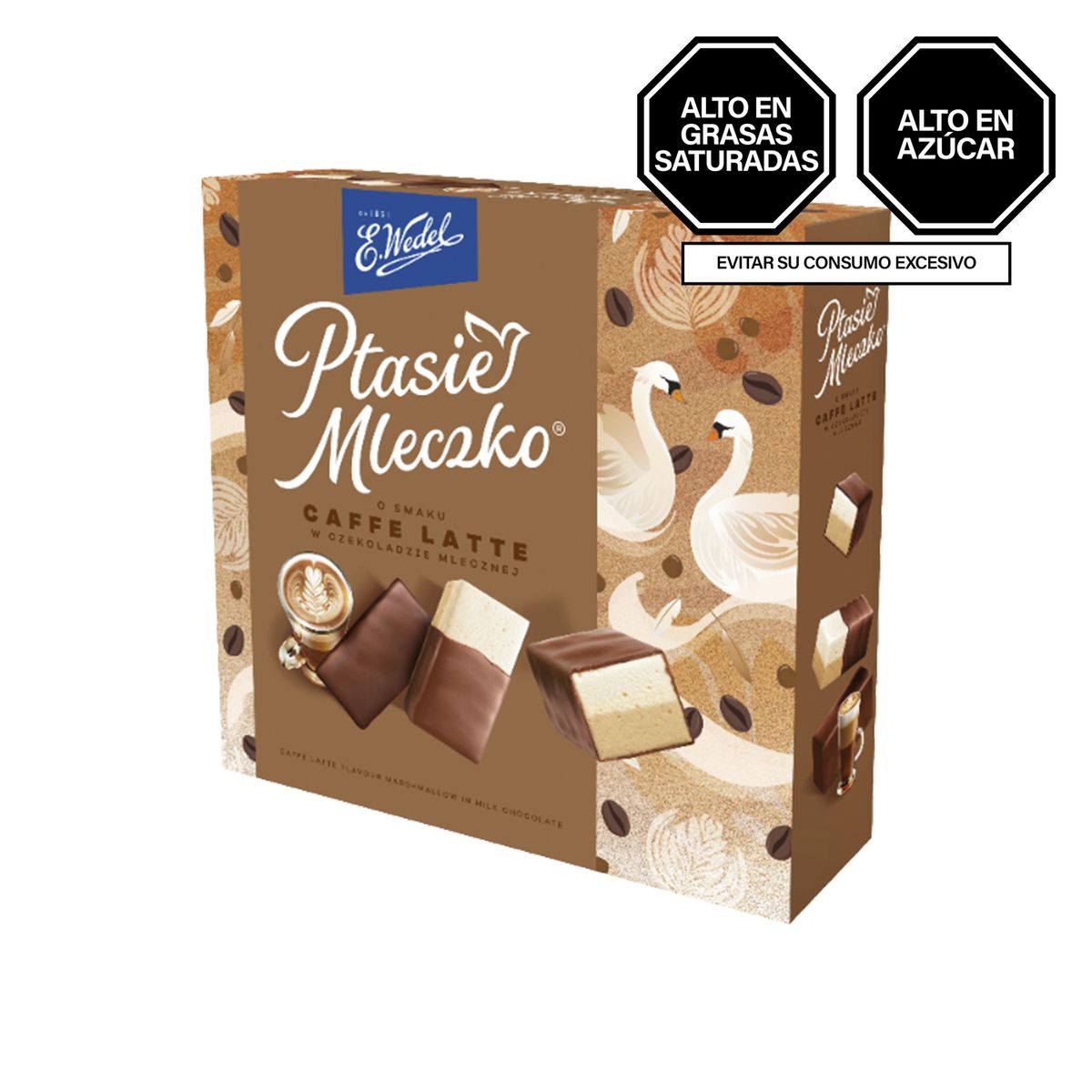 E WEDEL - Malvavisco de Café Cubierto de Chocolate E. Wedel Caja 340 g