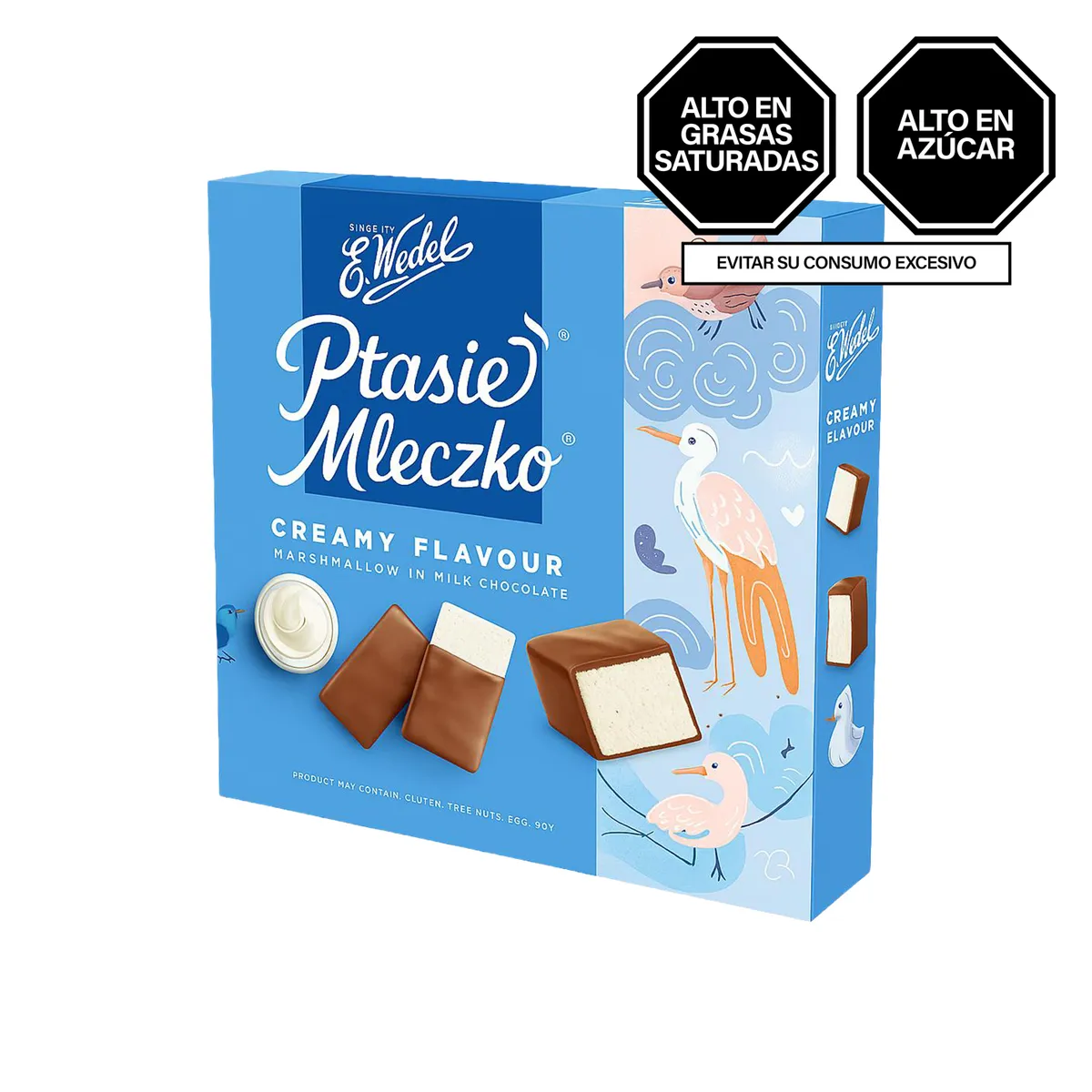 E WEDEL - Malvavisco Cubierto de Chocolate E. Wedel Caja 340 g