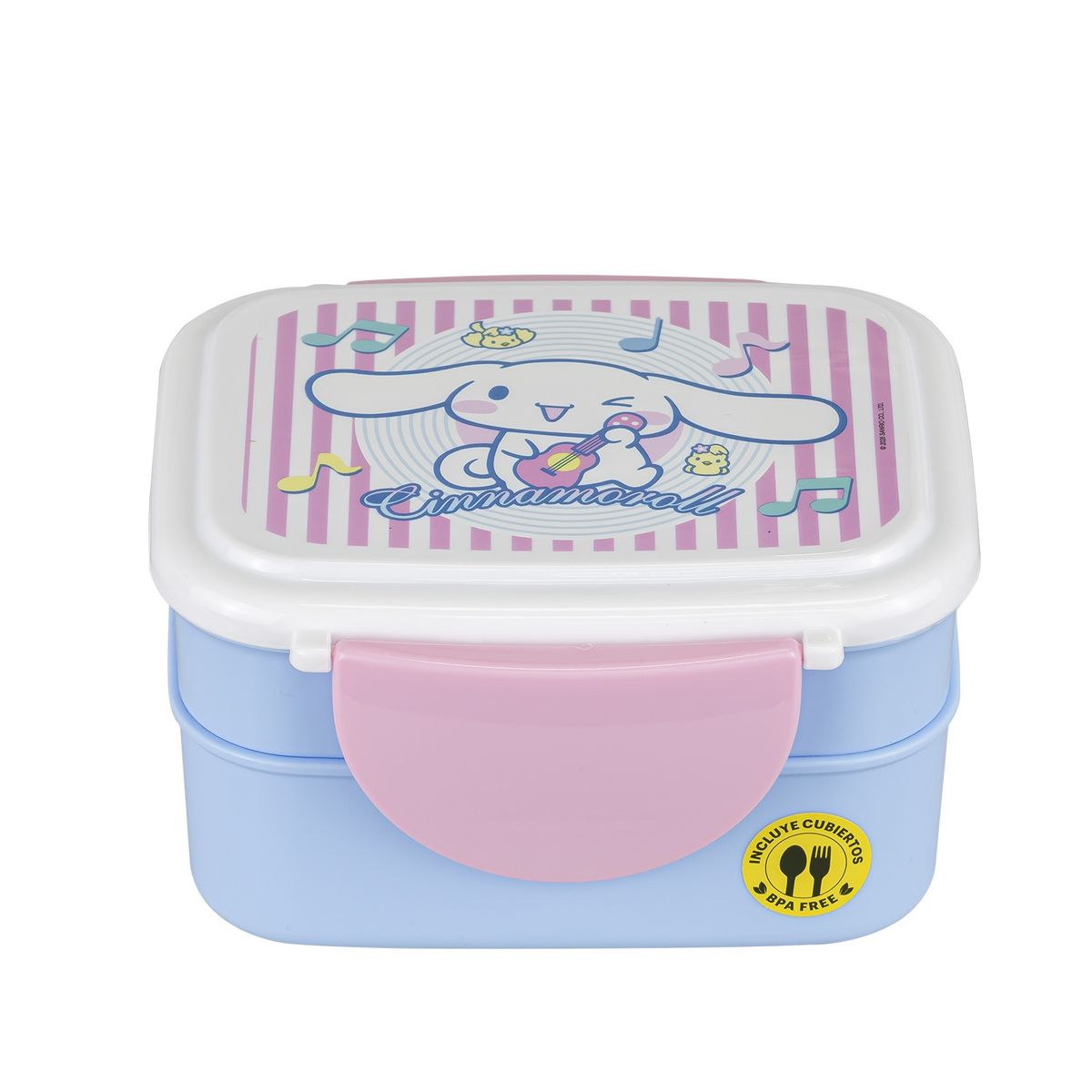 SCOOL - Taper Lonchera con Cubiertos Scool PP Cinnamoroll