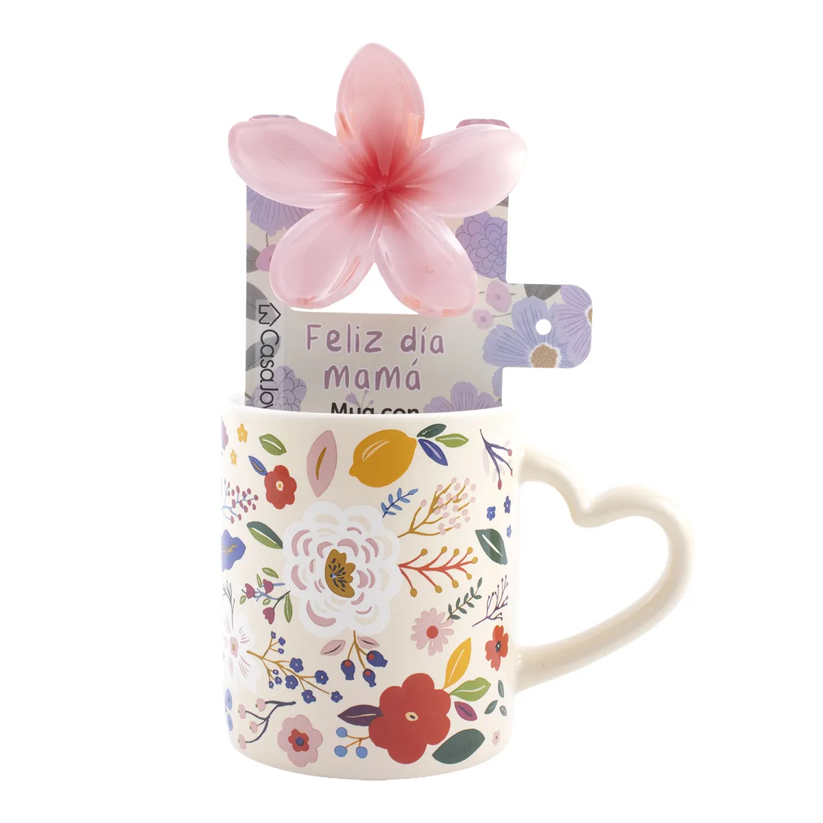 CASA JOVEN - Taza Mug con Clip Casa Joven Cerámica I Cherish You