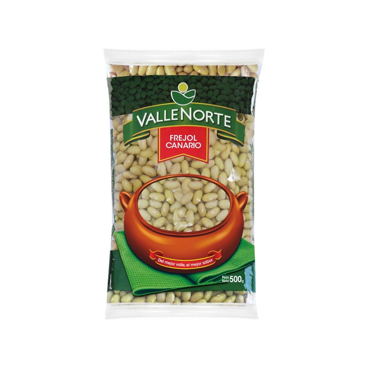 VALLENORTE - Frijol Canario Valle Norte Bolsa 500 g