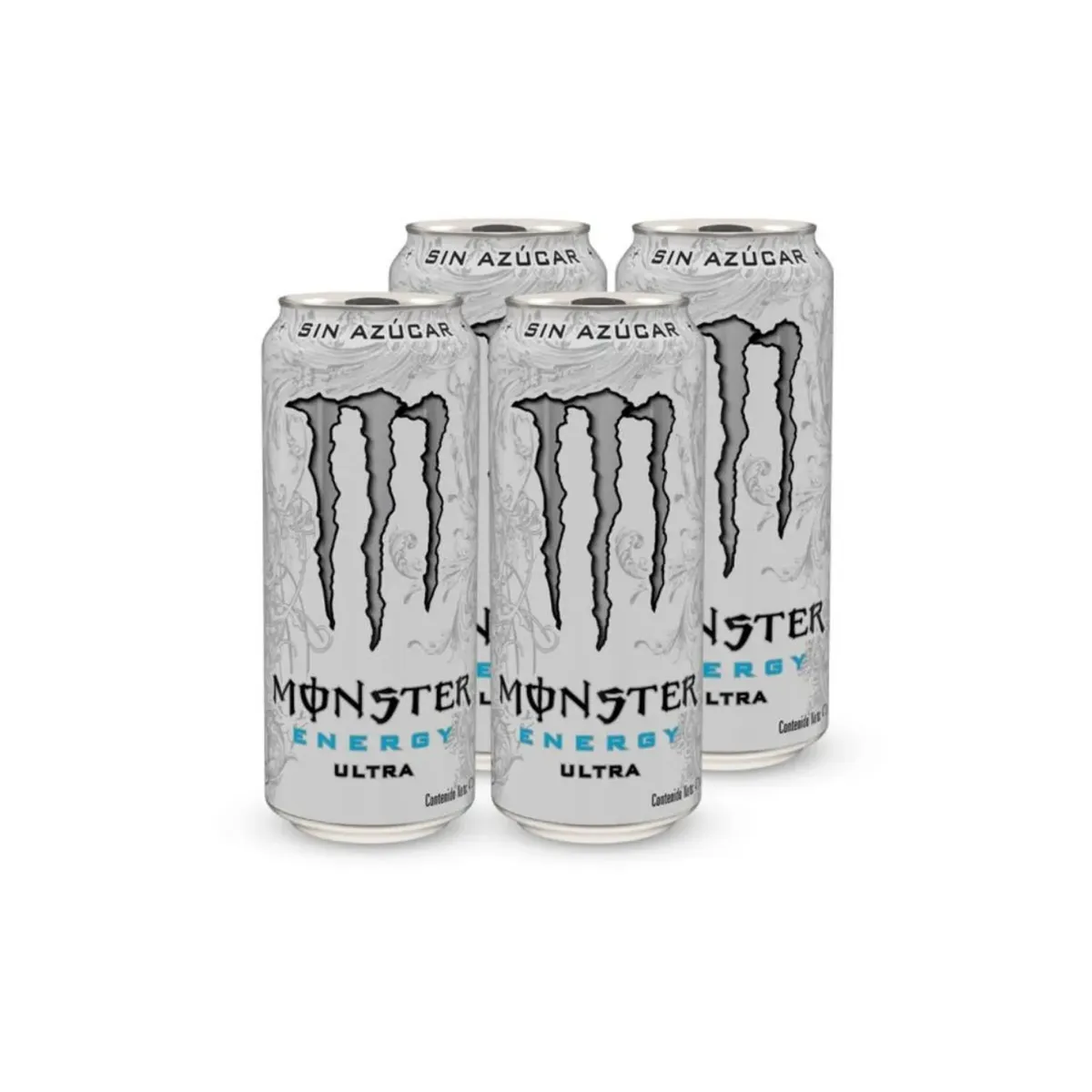 MONSTER - Bebida Energizante Monster Energy Ultra Pack 4 Lata 473 mL