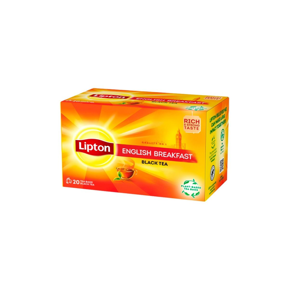 LIPTON - Infusión Té Negro English Breakfast Lipton Caja 20 Sobres