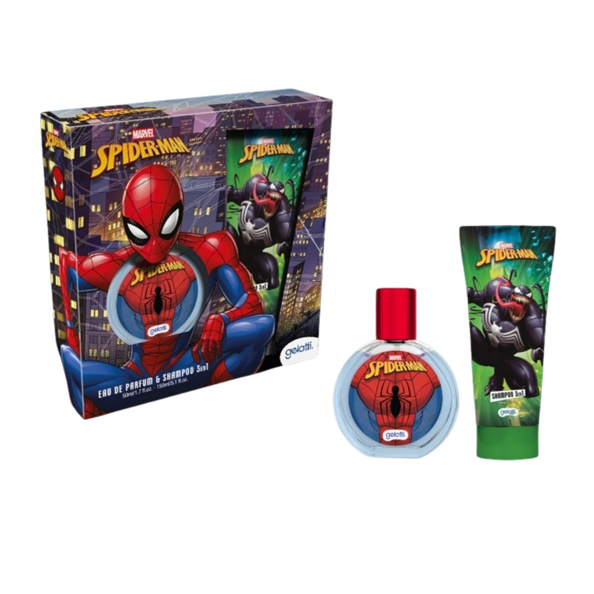 GELATTI - Set Gelatti Spiderman Perfume 50 mL + Shampoo 150 mL