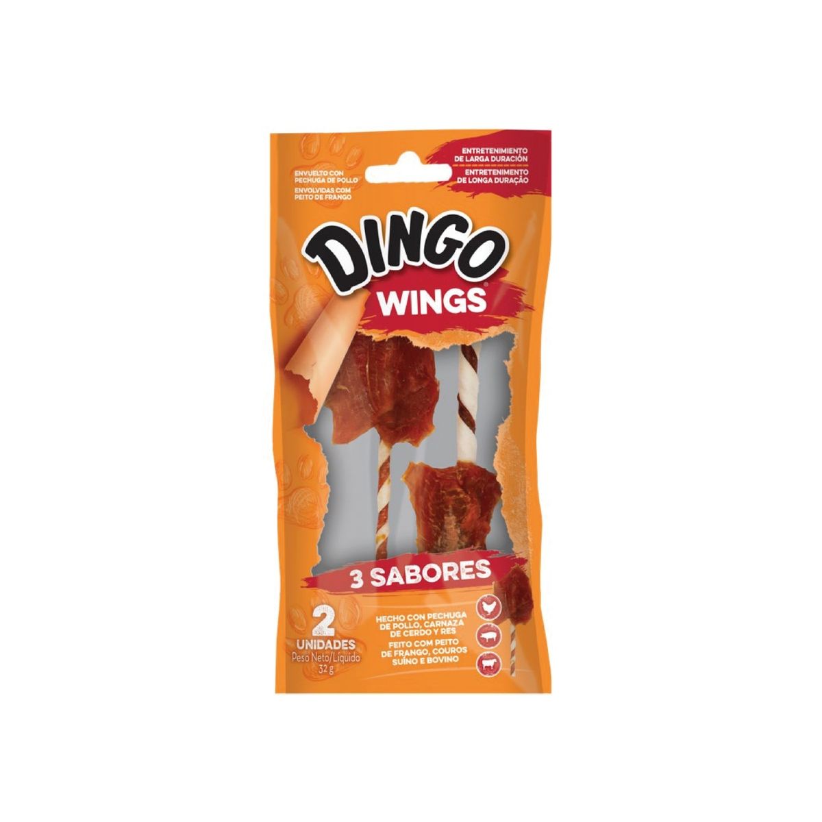 DINGO - Snack para Perros Dingo Wings Bolsa 2 Und