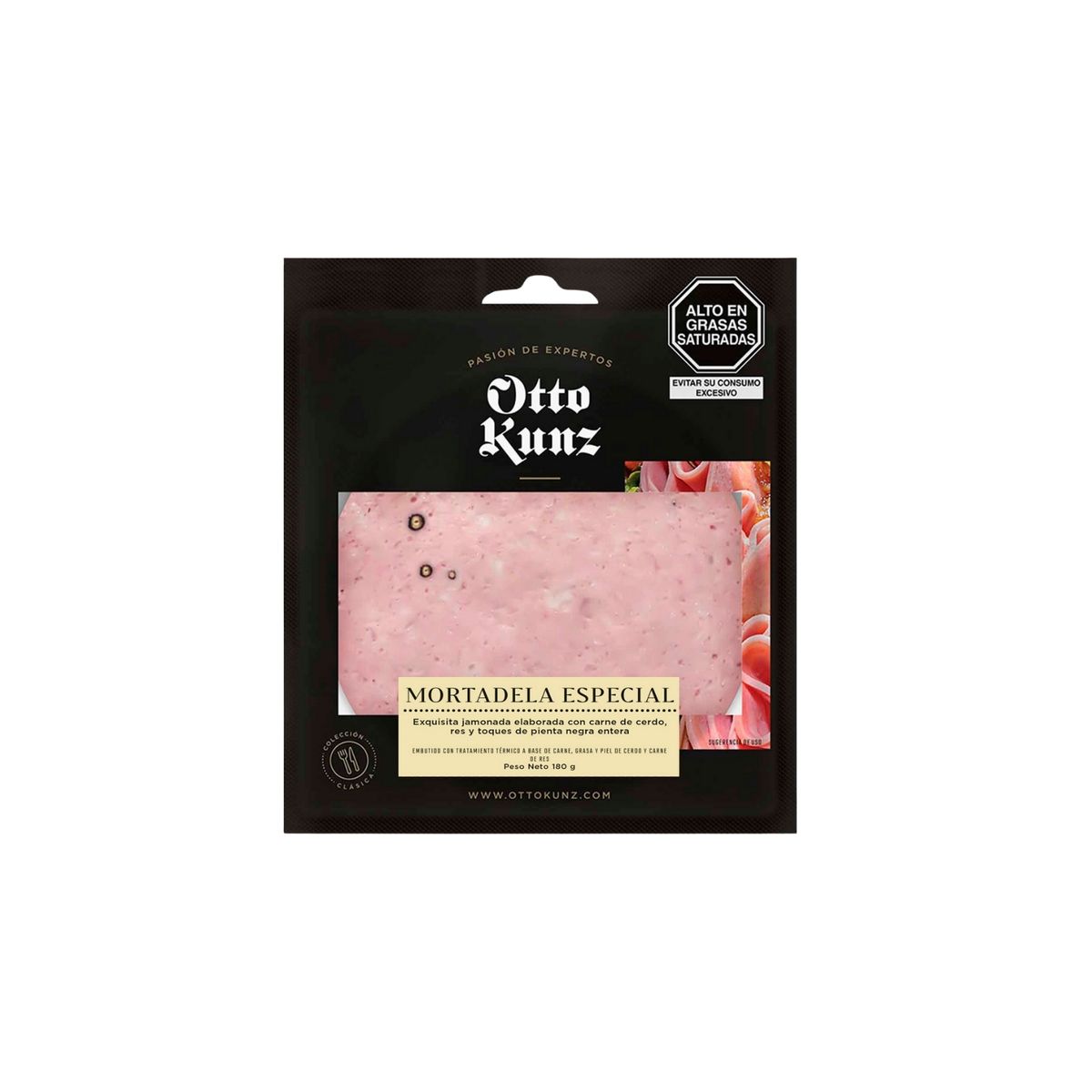 OTTO KUNZ - Mortadela Especial Otto Kunz Empaque 180 g
