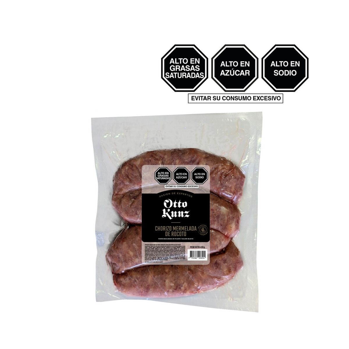 OTTO KUNZ - Chorizo Sabor Mermelada de Rocoto Empaque 400 g