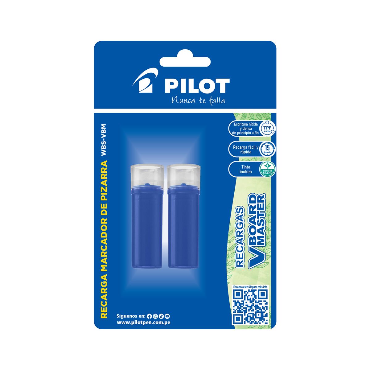  - Pilot Refill V-Board Master Azul 2 Und
