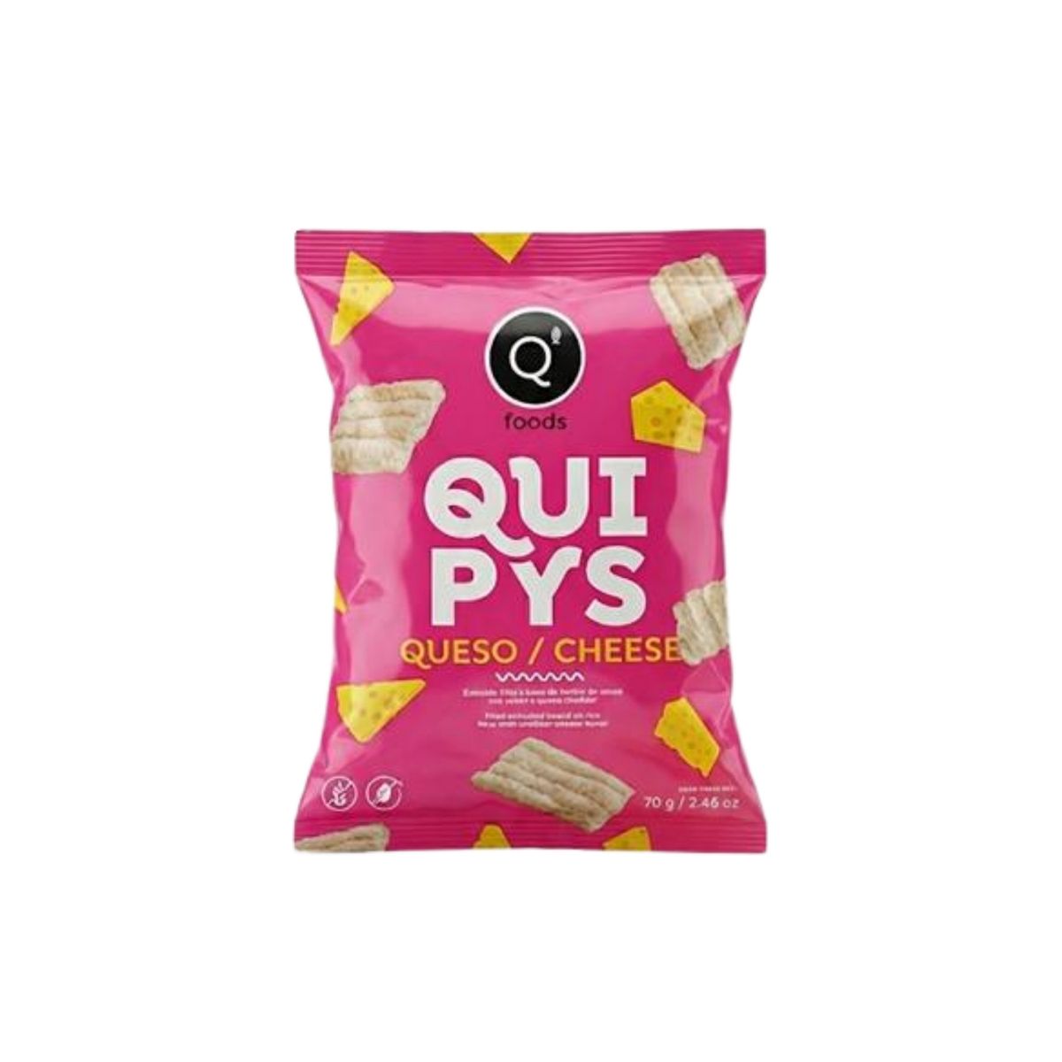 QFOODS - Snack Quipys Queso Qfoods Bolsa 70 g
