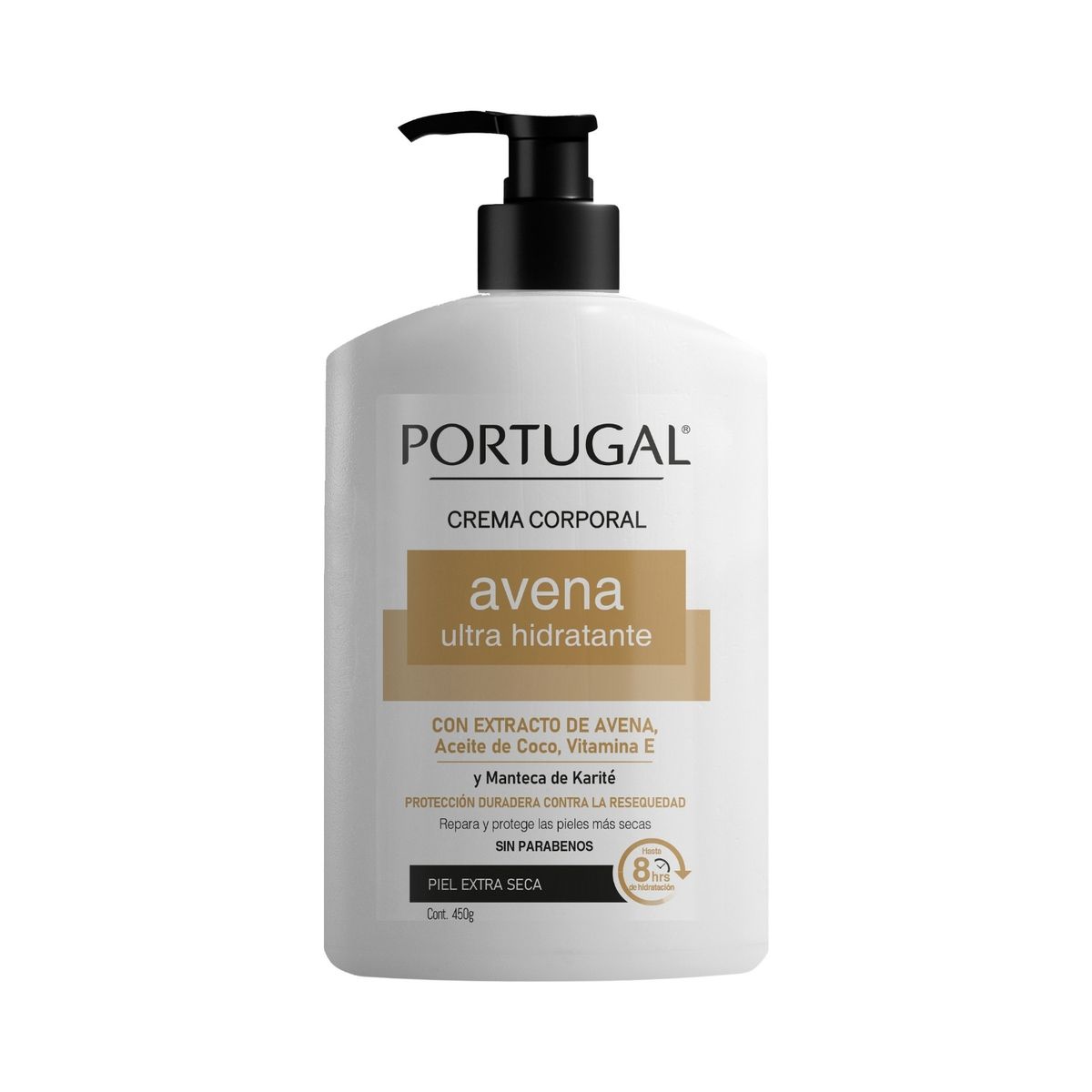 PORTUGAL - Crema Corporal Portugal Avena Envase 450 g
