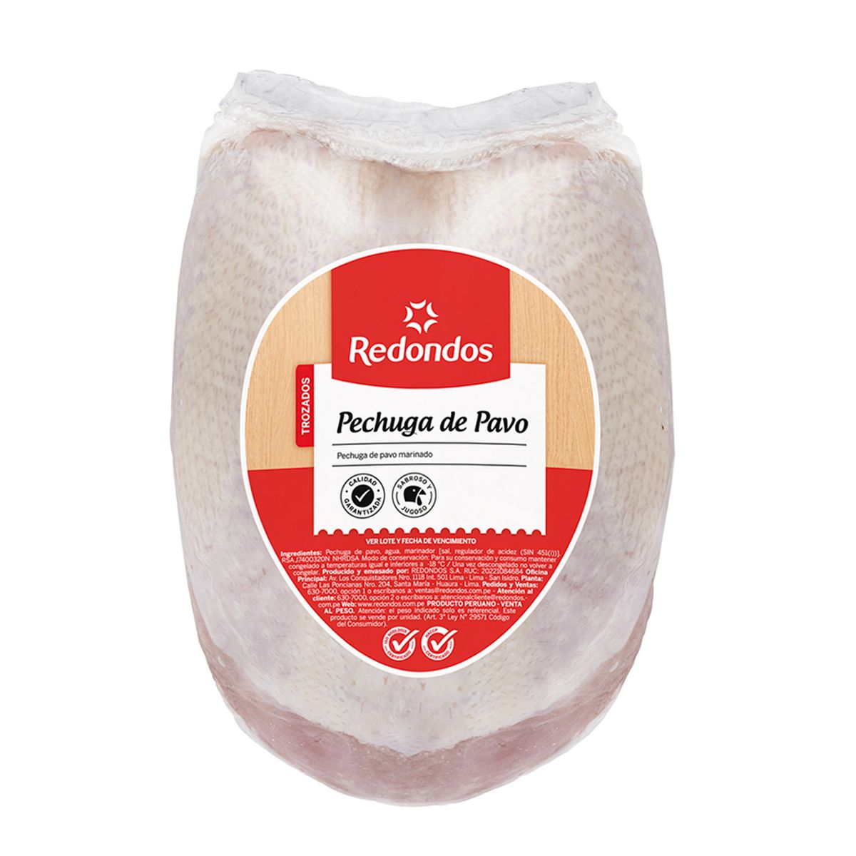 REDONDOS - Pechuga De Pavo Redondos x Kg