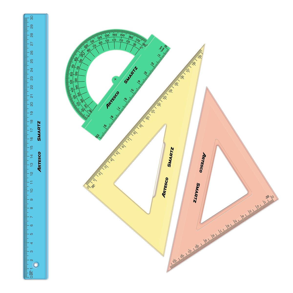 ARTESCO - Estuche Geométrico Smartz 30 cm