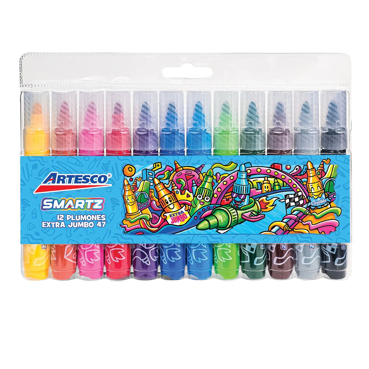ARTESCO - Plumones Jumbo Smartz 47 12 Und