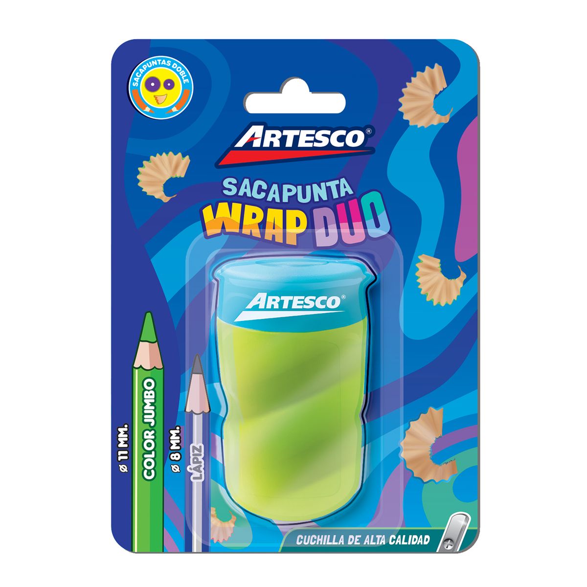 ARTESCO - Tajador Doble Wrap Duo Blíster