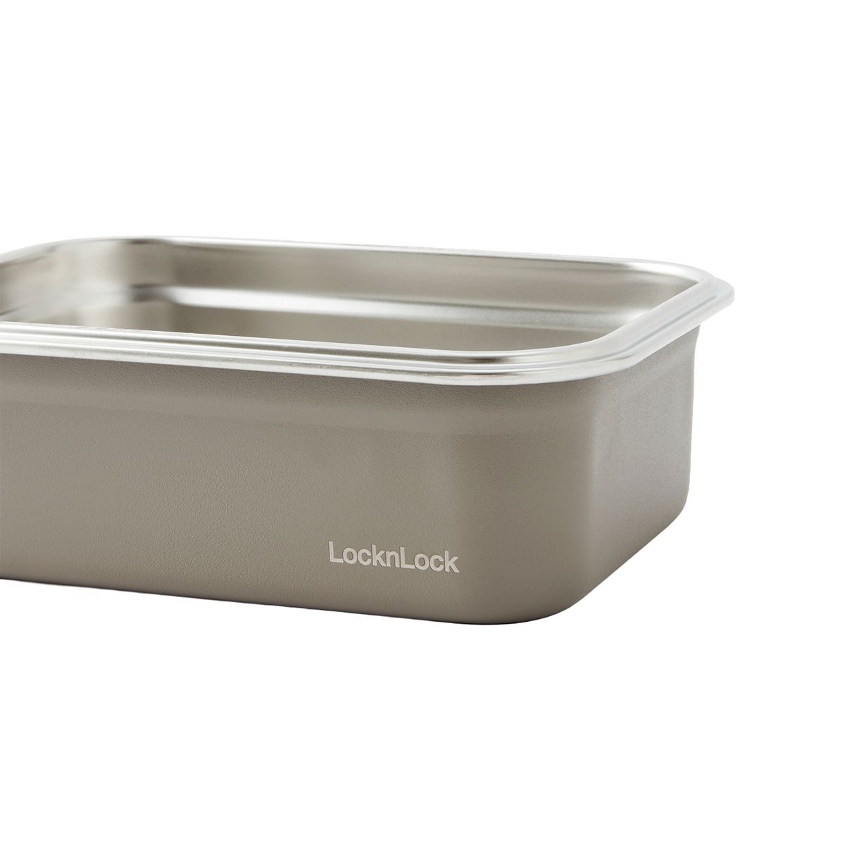 LOCKN LOCK - Envase de Acero Gr 400 mL Rectangular