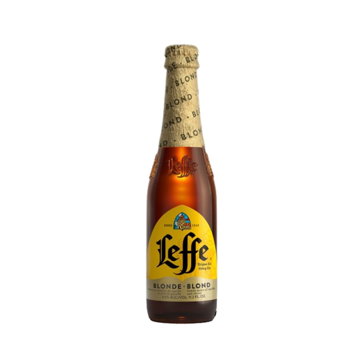 LEFFE - Cerveza Leffe Blonde Botella 330 mL