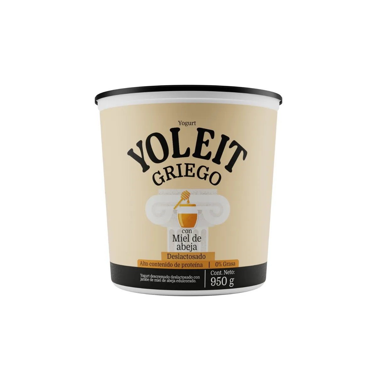 YOLEIT - Yogurt Griego Yoleit con Miel Botella 950 g