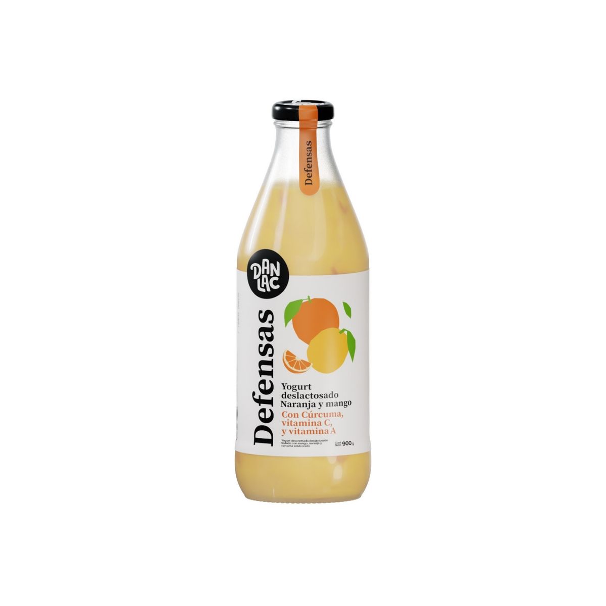 DANLAC - Yogurt Danlac Defense Naranja y Mango Botella 900 g