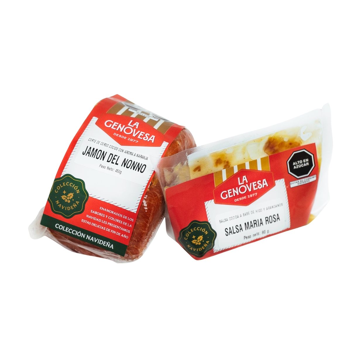 LA GENOVESA - Pack Jamón del Nonno La Genovesa Empaque 450 g + Salsa