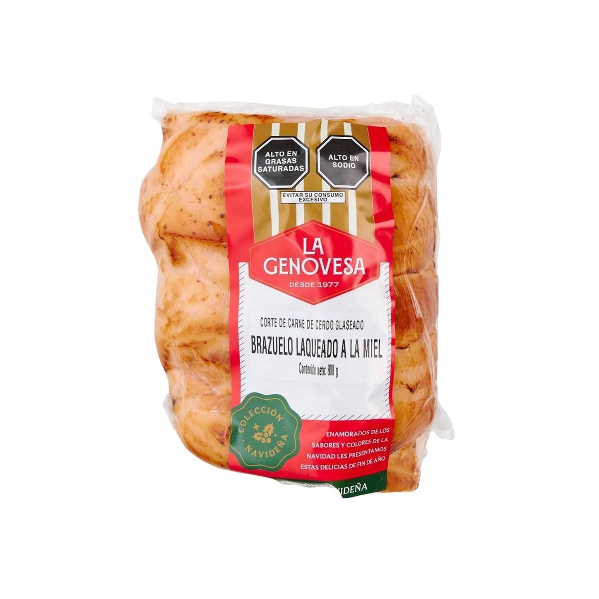 LA GENOVESA - Brazuelo de Cerdo Laqueado a la Miel La Genovesa Empaque 800 g