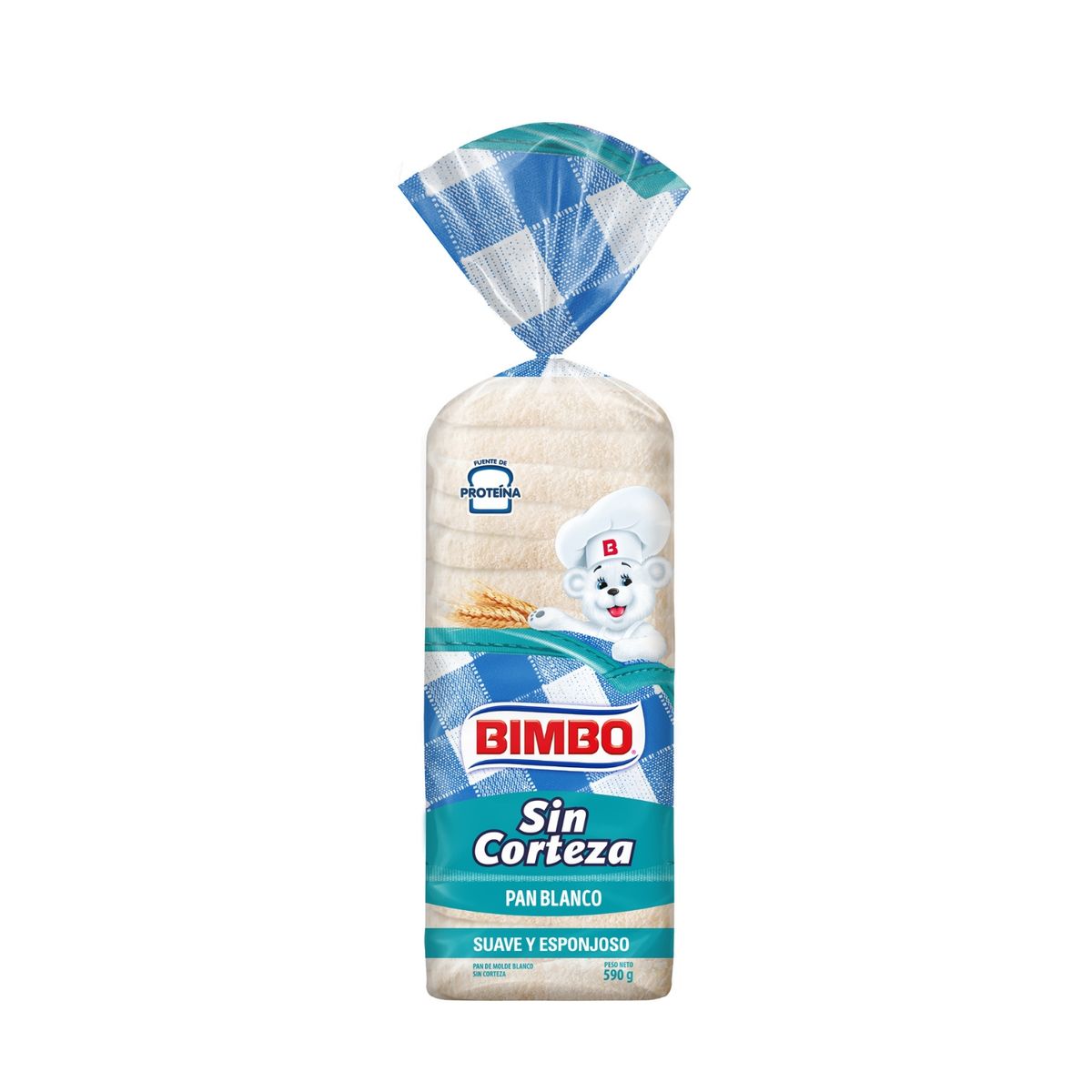 BIMBO - Pan Blanco sin Corteza Bimbo Bolsa 590 g