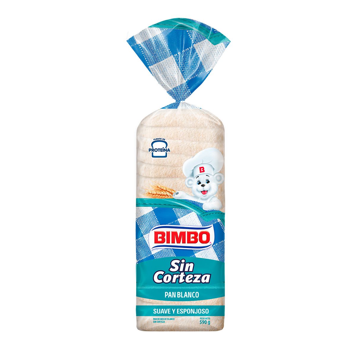 BIMBO - Pan Blanco sin Corteza Bimbo Bolsa 590 g