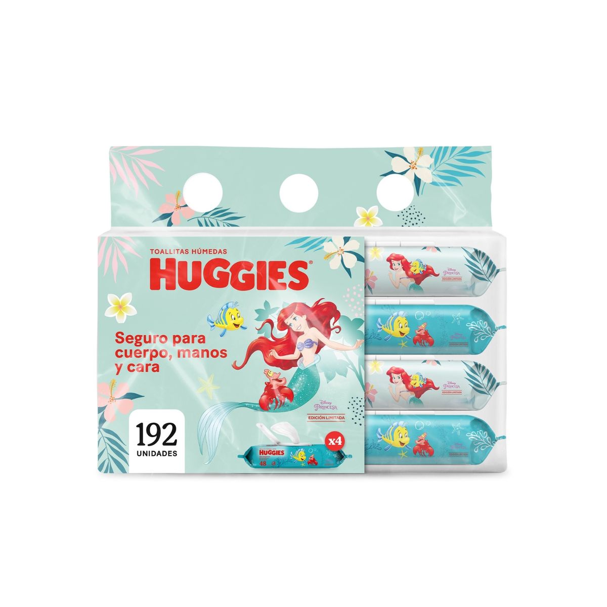 HUGGIES - Toallitas Húmedas 4 en 1 Huggies Empaque 192 Und