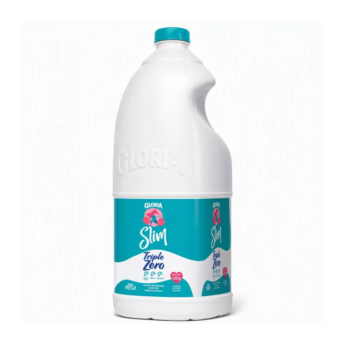 GLORIA - Yogurt Gloria Slim Fresa Botella 1.6 Kg