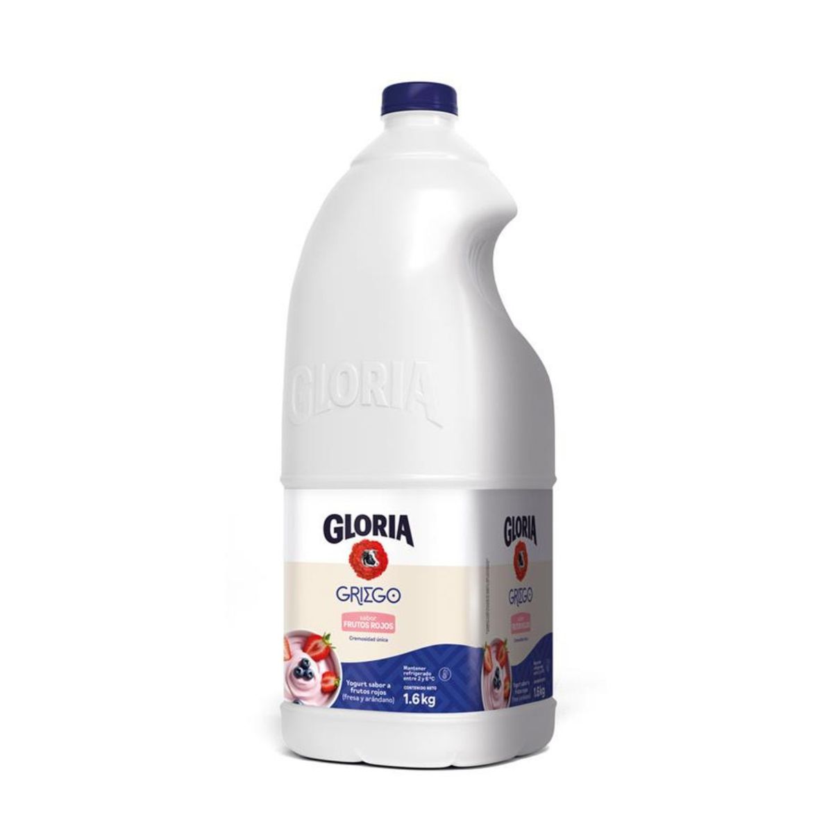 GLORIA - Yogurt Griego Frutos Rojos Gloria Botella 1.6 Kg