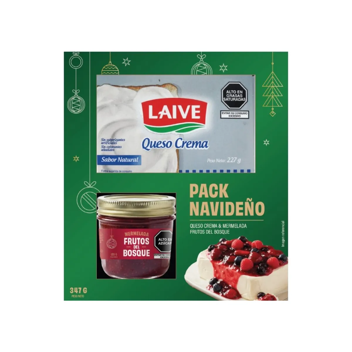 LAIVE - Pack Queso Crema y Mermelada Laive