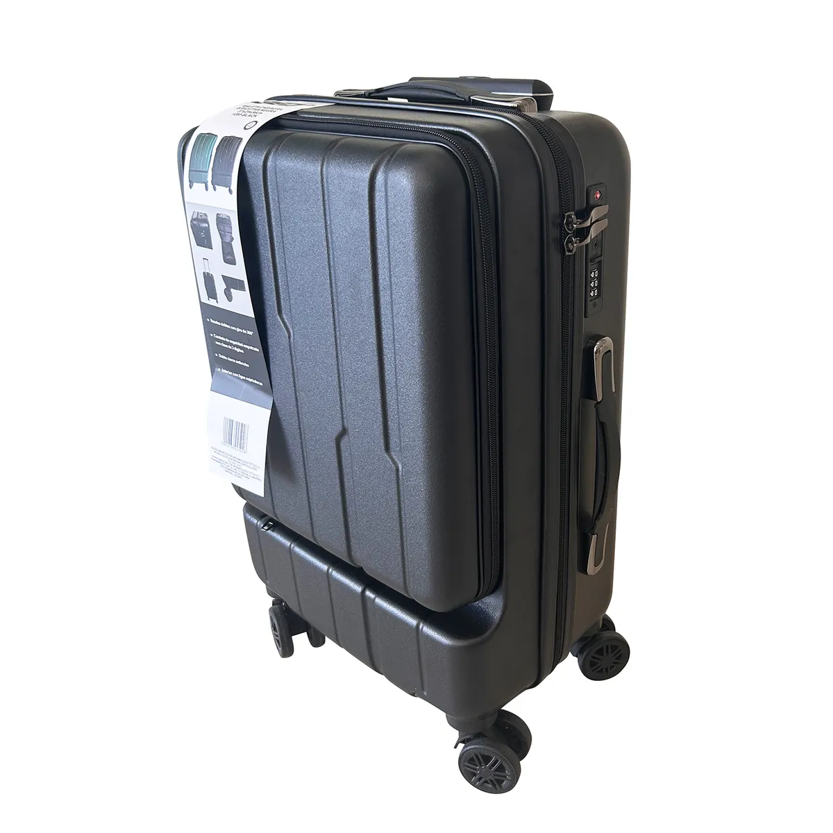 360 - Maleta Cabinera Ejecutiva Negra