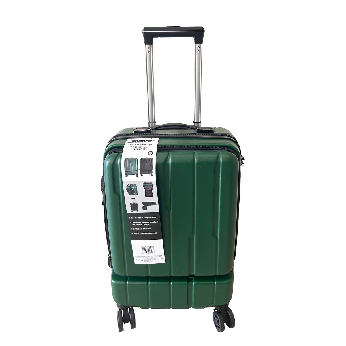 360 - Maleta Cabinera Ejecutiva Verde