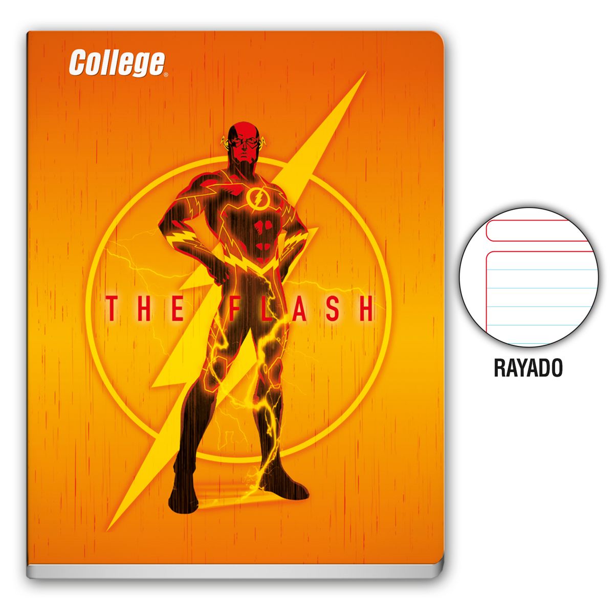  - Cuaderno Deluxe  DC Comics College 80 Hojas