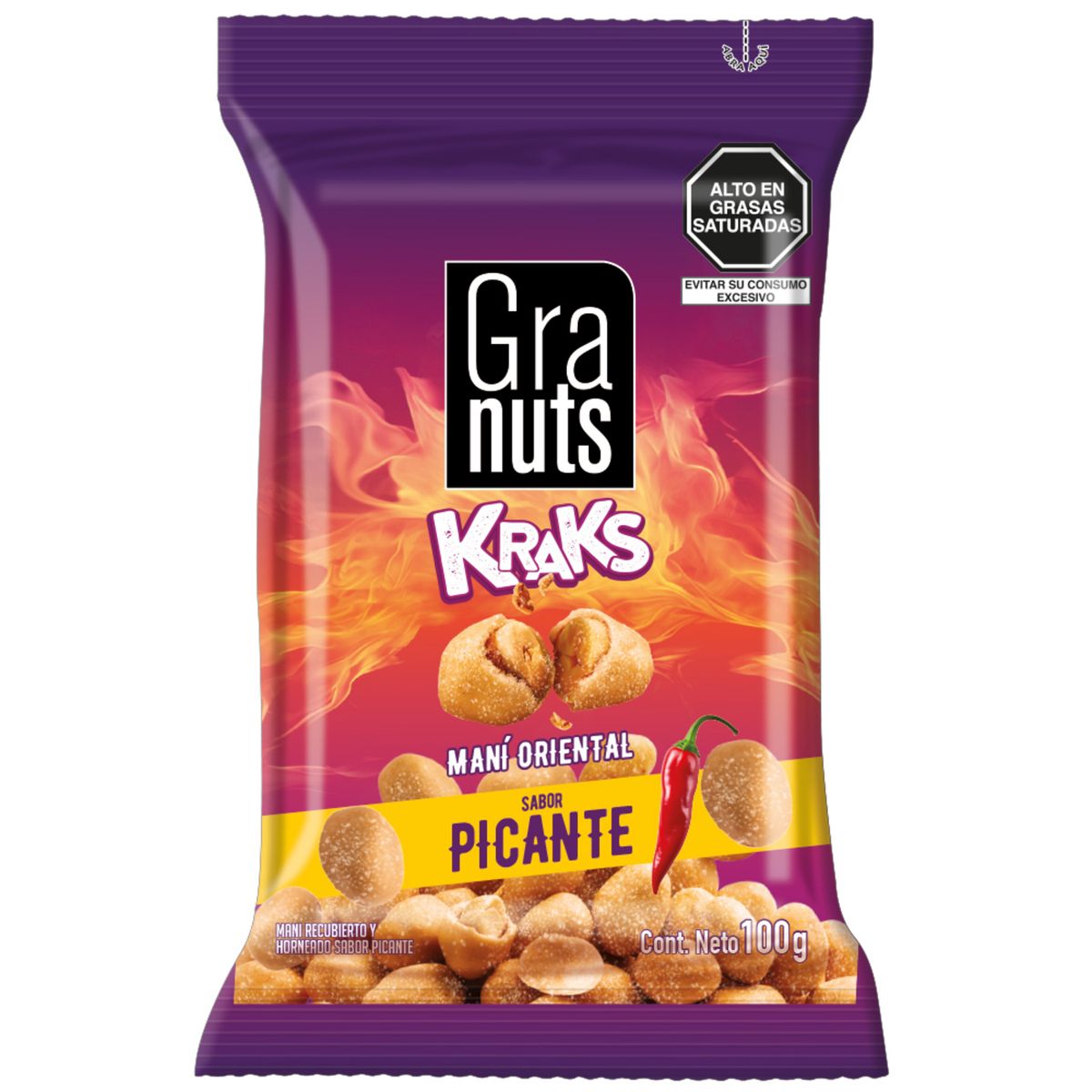GRANUTS - Granuts Kraks Picante Bolsa 100 g