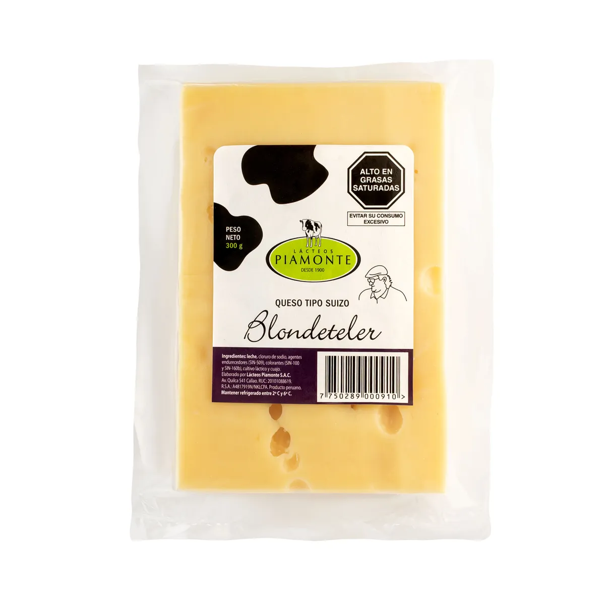 PIAMONTE - Queso Blondeteler Piamonte Empaque 300 g