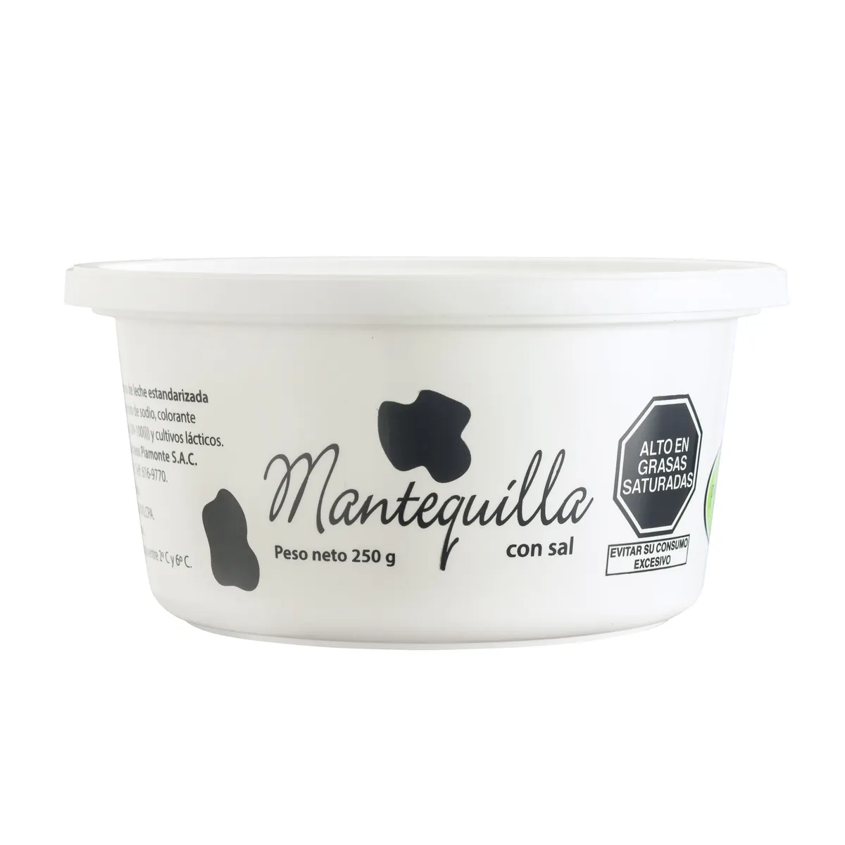 PIAMONTE - Mantequilla con Sal Piamonte Empaque 250 g