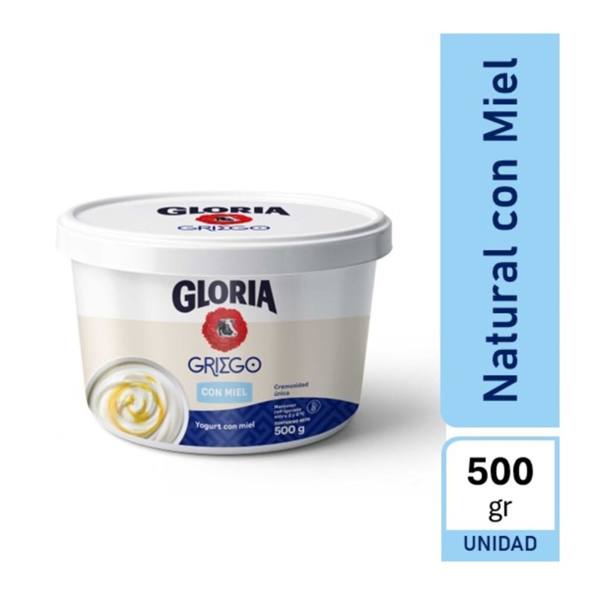 GLORIA - Yogurt Griego Gloria con Miel Pote 500 g