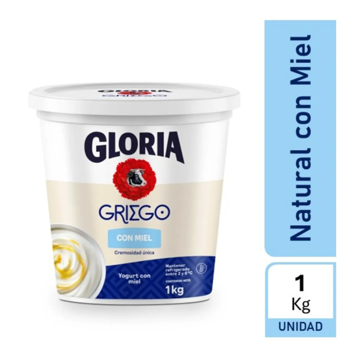 GLORIA - Yogurt Griego Gloria con Miel Pote 1 Kg